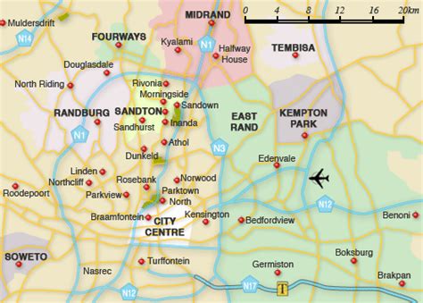 map of johannesburg suburbs